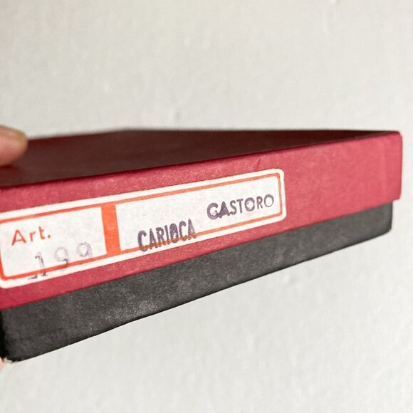 NIB Vintage Lizard Skin Burgundy Brown Long Wallet w Coin Compartment - Picture 13 of 13